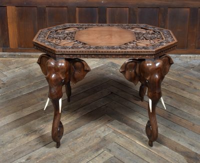 Anglo-Indian Elephant Side Table SAI3768 - Image 9