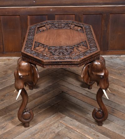 Anglo-Indian Elephant Side Table SAI3768 - Image 11