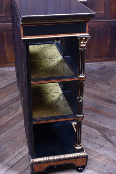 Victorian Ebonized Amboyna Breakfront Credenza SAI3786 - Image 19