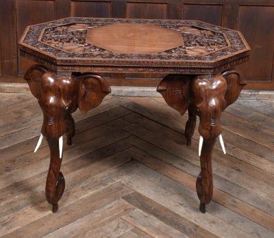 Anglo-Indian Elephant Side Table SAI3768 - Image 12