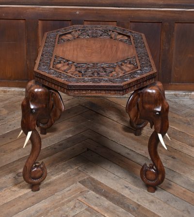 Anglo-Indian Elephant Side Table SAI3768 - Image 13