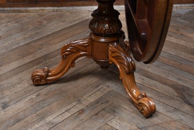 Victorian Rosewood Snap-top Supper Table SAI3769 - Image 8