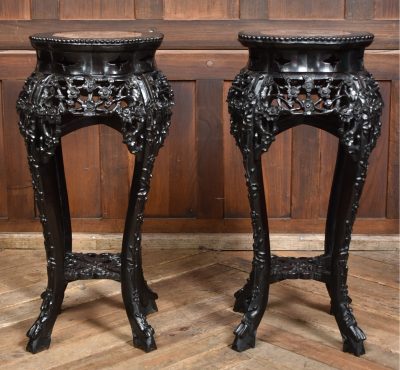 Pair Of Chinese Plant Stands SAI3815 - Image 11