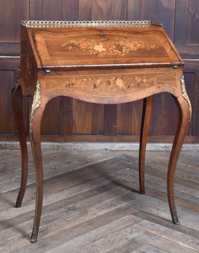 Victorian Marquetry Bureau Du Dame/ Writing Desk SAI3816 - Image 2
