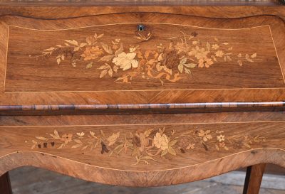 Victorian Marquetry Bureau Du Dame/ Writing Desk SAI3816 - Image 4