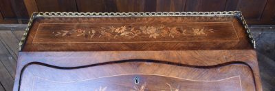 Victorian Marquetry Bureau Du Dame/ Writing Desk SAI3816 - Image 7