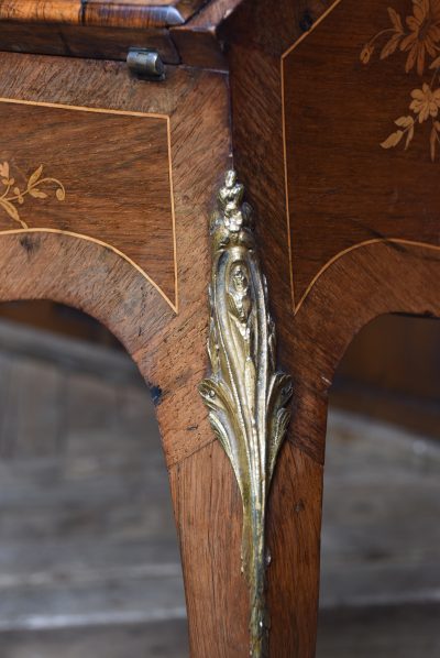 Victorian Marquetry Bureau Du Dame/ Writing Desk SAI3816 - Image 9