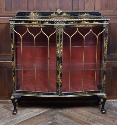 Edwardian Chinoiserie Lacquered Display Cabinet SAI3771 - Image 2