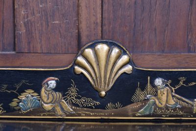 Edwardian Chinoiserie Lacquered Display Cabinet SAI3771 - Image 9
