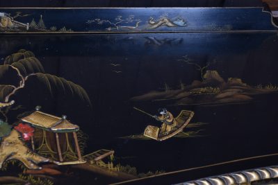 Edwardian Chinoiserie Lacquered Display Cabinet SAI3771 - Image 13