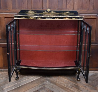 Edwardian Chinoiserie Lacquered Display Cabinet SAI3771 - Image 16