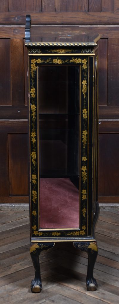 Edwardian Chinoiserie Lacquered Display Cabinet SAI3771 - Image 19
