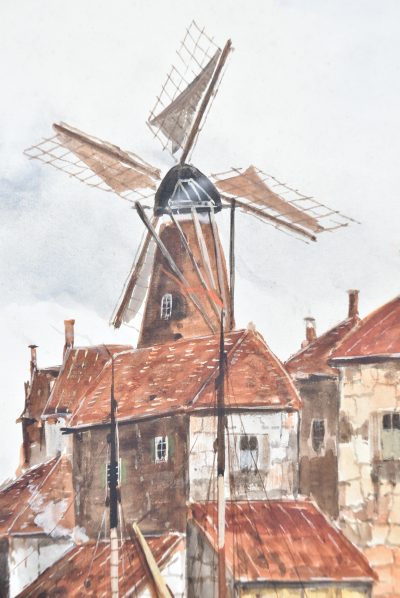 Pair Of Victorian Jan Van Couver Water Colours SAI3817 - Image 8