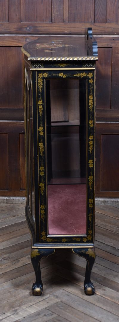 Edwardian Chinoiserie Lacquered Display Cabinet SAI3771 - Image 20
