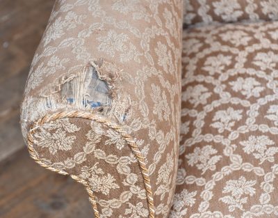 19th Century Wing Back Arm Chair SAI3855 armchair Antique Chairs 4 19th Century Wing Back Arm Chair SAI3855 - Image 4