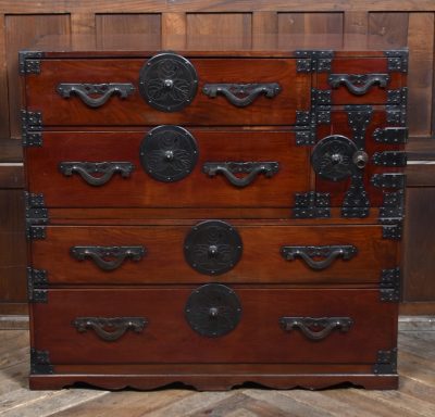Japanese Cedar Tansu Chest SAI3877 - Image 2