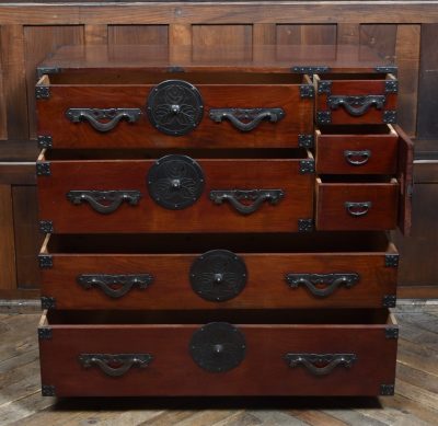 Japanese Cedar Tansu Chest SAI3877 - Image 7