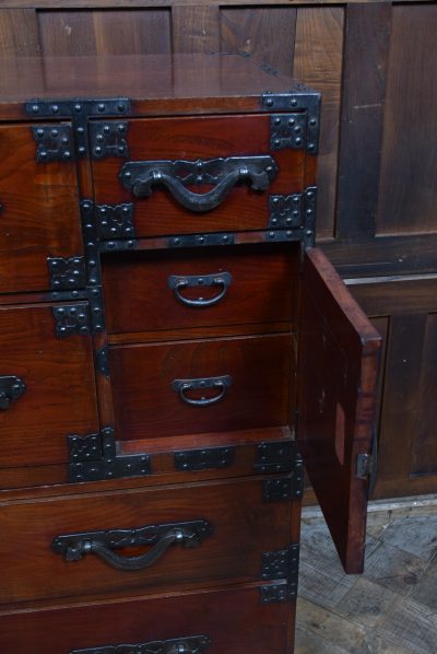 Japanese Cedar Tansu Chest SAI3877 - Image 9