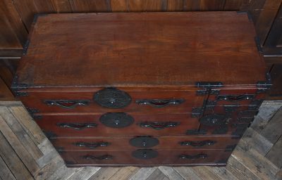 Japanese Cedar Tansu Chest SAI3877 - Image 12