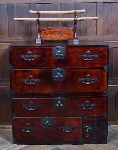 Japanese Lacquered Tansu Chest SAI3787 - Image 2