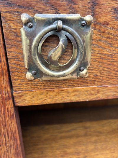Arts & Crafts Oak Bookcase - Image 2