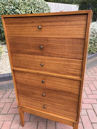 Mid Century Tallboy Chest of Drawers by Uniflex - Image 7