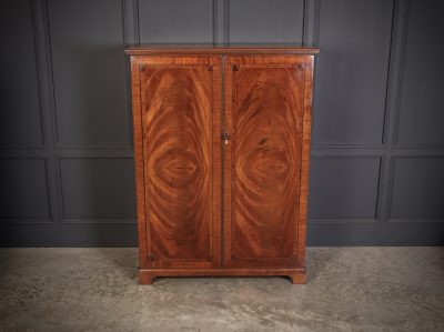 Flame Mahogany Gentlemans Wardrobe By Maple & Co. - Image 2