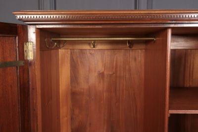 Flame Mahogany Gentlemans Wardrobe By Maple & Co. - Image 5