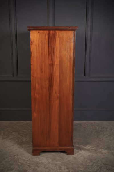 Flame Mahogany Gentlemans Wardrobe By Maple & Co. - Image 10