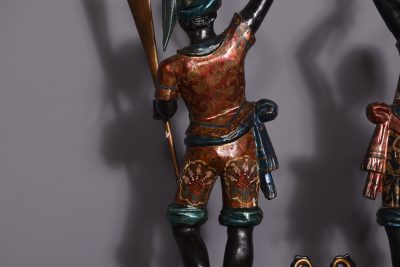 Pair of Venetian Polychrome Figures of Gondoliers - Image 14