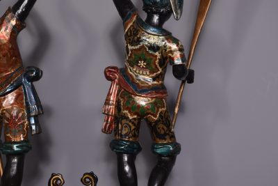 Pair of Venetian Polychrome Figures of Gondoliers - Image 15