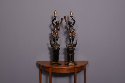 Pair of Venetian Polychrome Figures of Gondoliers - Image 17