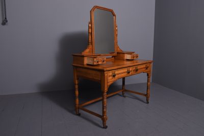 Painted Ash Aesthetic Movement Dressing Table - Image 7