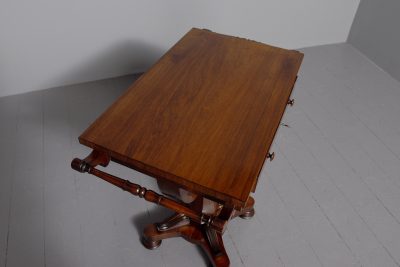 Regency Rosewood free-standing side or lamp table. - Image 6