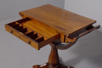 Regency Rosewood free-standing side or lamp table. - Image 8