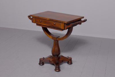 Regency Rosewood free-standing side or lamp table. - Image 9