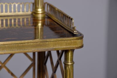 Exhibition Quality London Made Coromandel Pedestal Desk - Image 7