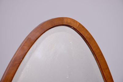 Walnut Framed Cheval Mirror with Barley Sugar Uprights - Image 4