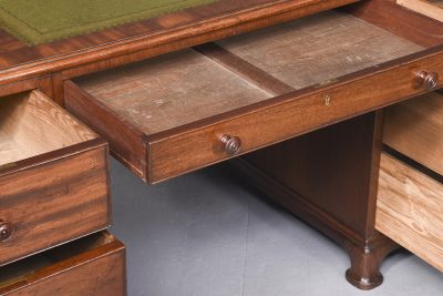 Large Mahogany Writing Desk by Whytock and Reid of Edinburgh - Image 9