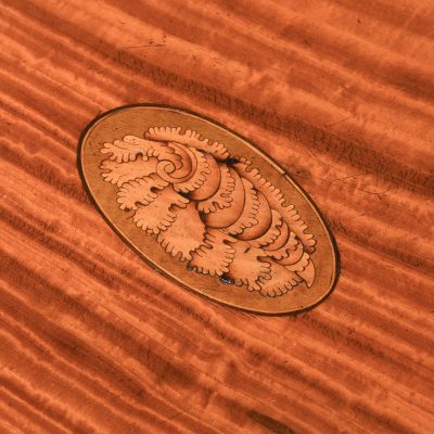 Neat Sized Dutch Demi-Lune Side Table - Image 3