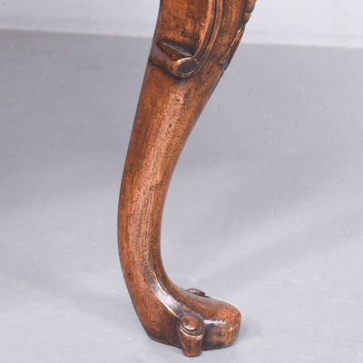 Rare, Large-Size Early George III Walnut Bench/Stool - Image 3