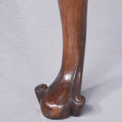 Rare, Large-Size Early George III Walnut Bench/Stool - Image 4