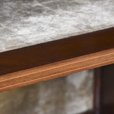 Quality Marquetry Inlaid Mahogany Late Victorian Display Cabinet - Image 13