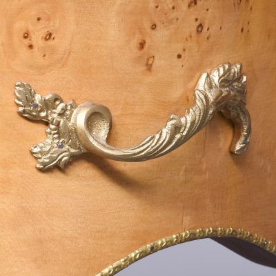 French Birdseye Maple Bureau Plat - Image 4