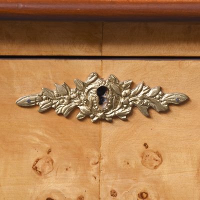 French Birdseye Maple Bureau Plat - Image 6