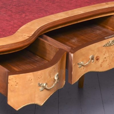 French Birdseye Maple Bureau Plat - Image 9