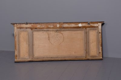 Neat-sized Regency gilt overmantel beveled-edge mirror - Image 5