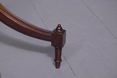 Rare Pair of Regency Mahogany Wine Tables - Image 5