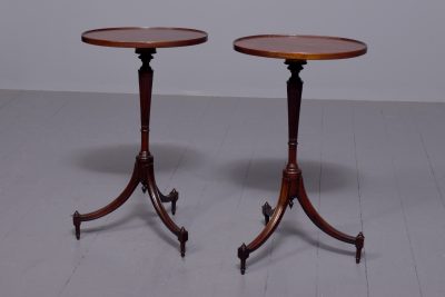 Rare Pair of Regency Mahogany Wine Tables - Image 7