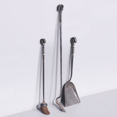 Blacksmith made Iron Fireside Tools - Image 2